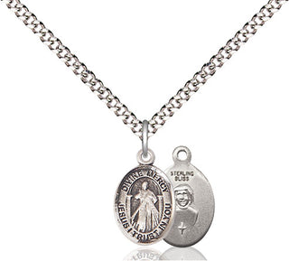 Sterling Silver Divine Mercy Medal Religious and Catholic Jewelry