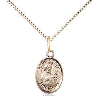 14kt Gold Filled Saint Kieran Medal Religious and Catholic Jewelry Engraved Catholic Saint Jewelry