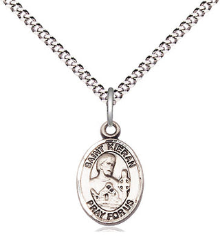 Pewter Saint Kieran Medal Religious and Catholic Jewelry Engraved Catholic Saint Jewelry