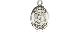 Pewter Saint Vitus Medal Engraved Catholic Saint Jewelry