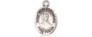 Pewter Saint John Berchmans Medal Engraved Catholic Saint Jewelry