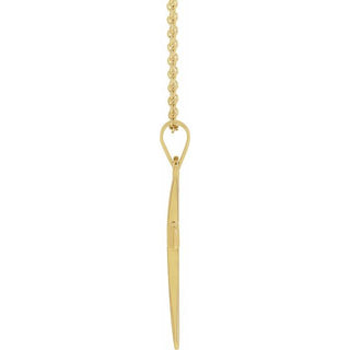 Sterling Silver Cross 18" Necklace

