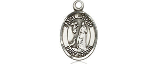 Pewter Saint Rocco Medal Engraved Catholic Saint Jewelry