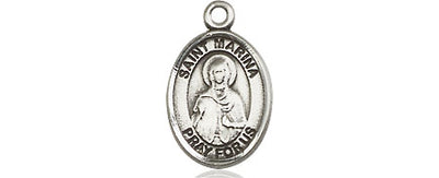 Sterling Silver St. Marina Medal | Small | Engravable