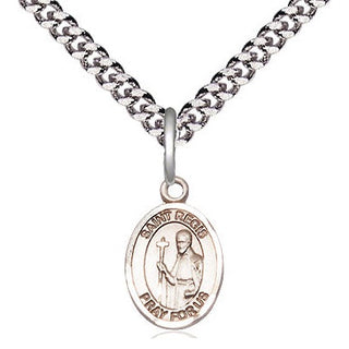 Pewter Saint Regis Medal Religious and Catholic Jewelry Engraved Catholic Saint Jewelry