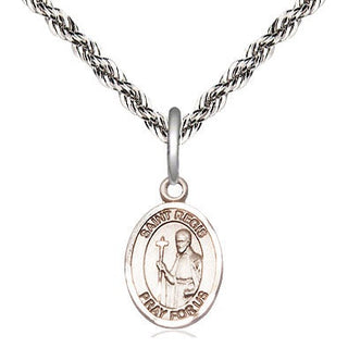 Sterling Silver Saint Regis Medal Religious and Catholic Jewelry Engraved Catholic Saint Jewelry