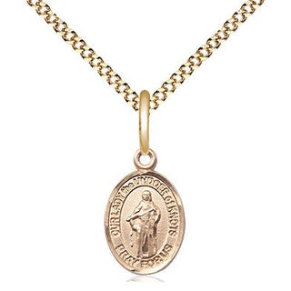 14kt Gold Filled Our Lady of Knots Medal Religious and Catholic Jewelry Engraved Catholic Saint Jewelry