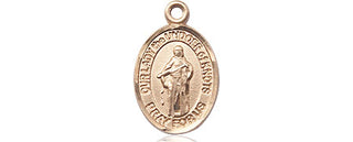 14kt Gold Our Lady of Knots Medal Engraved Catholic Saint Jewelry
