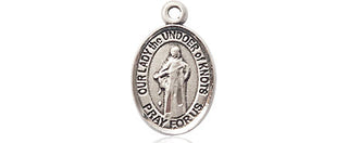 Pewter Our Lady the Undoer of Knots Medal Engraved Catholic Saint Jewelry