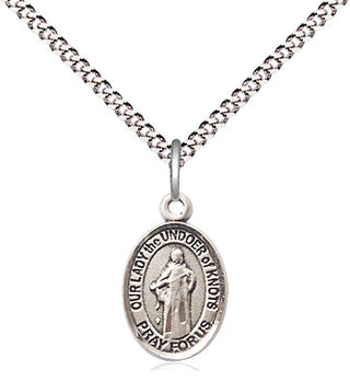 Pewter Our Lady the Undoer of Knots Medal Religious and Catholic Jewelry Engraved Catholic Saint Jewelry