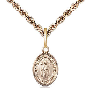 14kt Gold Filled Saint Ivo Medal Religious and Catholic Jewelry Engraved Catholic Saint Jewelry