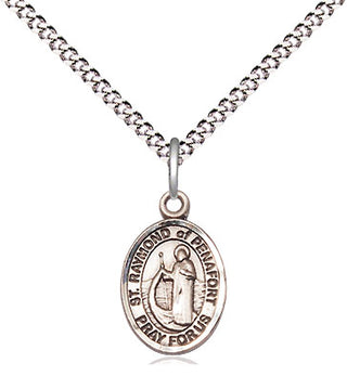 Pewter Saint Raymond of Penafort Medal Religious and Catholic Jewelry Engraved Catholic Saint Jewelry