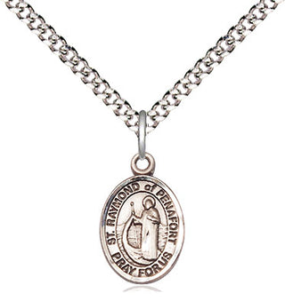 Sterling Silver Saint Raymond of Penafort Medal Religious and Catholic Jewelry Engraved Catholic Saint Jewelry