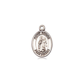 Pewter Saint Drogo Medal Engraved Catholic Saint Jewelry