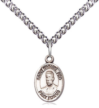 Sterling Silver Blessed Miguel Pro Medal Religious and Catholic Jewelry Engraved Catholic Saint Jewelry