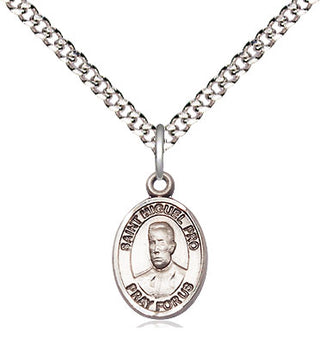 Sterling Silver Blessed Miguel Pro Medal Religious and Catholic Jewelry Engraved Catholic Saint Jewelry