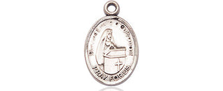 Pewter Blessed Emilee Doultremont Medal Engraved Catholic Saint Jewelry