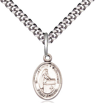 Sterling Silver Blessed Emilee Doultremont Medal Religious and Catholic Jewelry Engraved Catholic Saint Jewelry