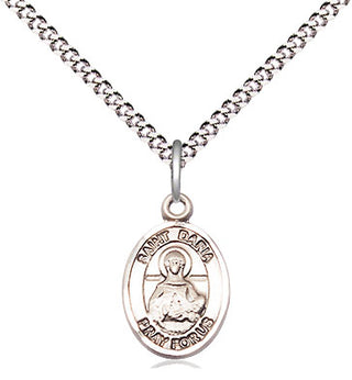 Pewter Saint Daria Medal Religious and Catholic Jewelry Engraved Catholic Saint Jewelry