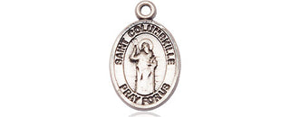 Sterling Silver Saint Columbkille Medal Religious and Catholic Jewelry Engraved Catholic Saint Jewelry