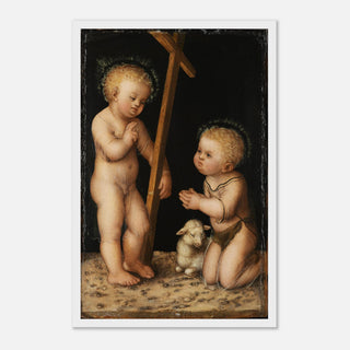Christ Child and St. John with Lamb Framed Print - view 2