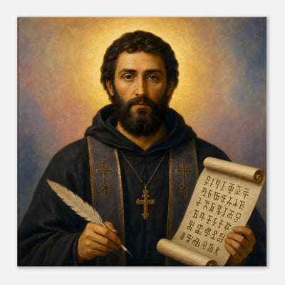 St. Cyril, Apostle of the Slavs - Devotional Canvas