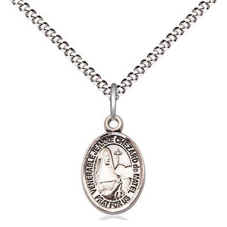 Pewter Jeanne Chezard de Matel Medal Religious and Catholic Jewelry Engraved Catholic Saint Jewelry