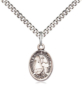 Sterling Silver Jeanne Chezard de Matel Medal Religious and Catholic Jewelry Engraved Catholic Saint Jewelry