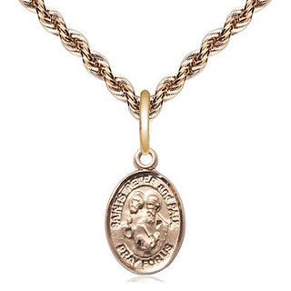 14kt Gold Filled Saint Peter St Paul Medal Religious and Catholic Jewelry Engraved Catholic Saint Jewelry