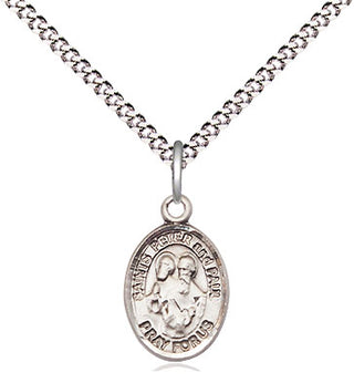 Pewter Saint Peter St Paul Medal Religious and Catholic Jewelry Engraved Catholic Saint Jewelry