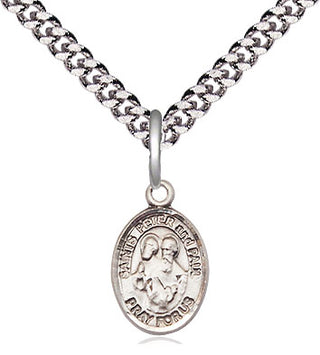 Pewter Saint Peter St Paul Medal Religious and Catholic Jewelry Engraved Catholic Saint Jewelry