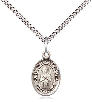 Pewter Our Lady of Rosa Mystica Medal Religious and Catholic Jewelry Engraved Catholic Saint Jewelry