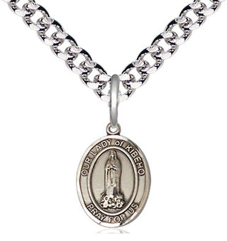 Pewter Our Lady of Kibeho Medal Religious and Catholic Jewelry Engraved Catholic Saint Jewelry