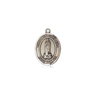 Sterling Silver Our Lady of Kibeho Medal Engraved Catholic Saint Jewelry