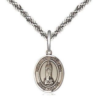 Sterling Silver Our Lady of Kibeho Medal Religious and Catholic Jewelry Engraved Catholic Saint Jewelry