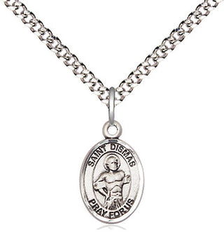 Sterling Silver Saint Dismas Medal Religious and Catholic Jewelry Engraved Catholic Saint Jewelry
