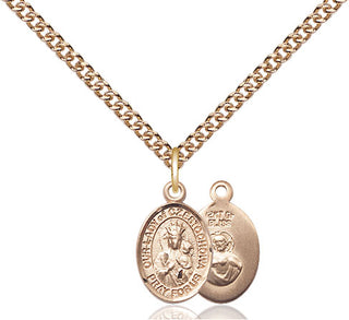 14kt Gold Filled Our Lady of Czestochowa Medal Religious and Catholic Jewelry