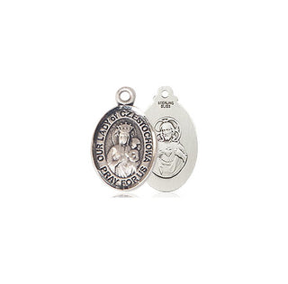 Pewter Our Lady of Czestochowa Medal