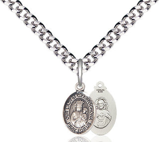 Pewter Our Lady of Czestochowa Medal Religious and Catholic Jewelry
