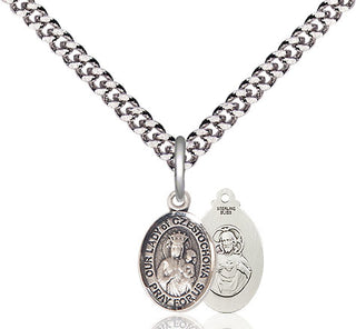 Pewter Our Lady of Czestochowa Medal Religious and Catholic Jewelry
