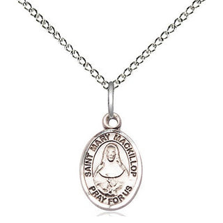 Sterling Silver Saint Mary Mackillop Medal Religious and Catholic Jewelry Engraved Catholic Saint Jewelry