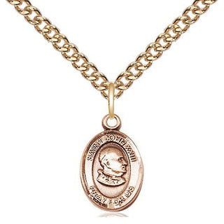 14kt Gold Filled Saint John Xxiii Medal Religious and Catholic Jewelry Engraved Catholic Saint Jewelry
