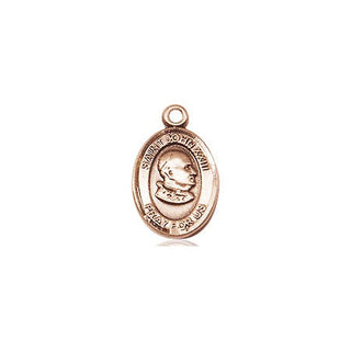 14kt Gold Saint John Xxiii Medal Engraved Catholic Saint Jewelry