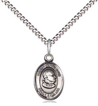 Pewter Saint John Xxiii Medal Religious and Catholic Jewelry Engraved Catholic Saint Jewelry