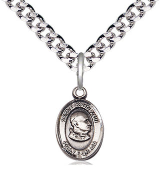 Pewter Saint John Xxiii Medal Religious and Catholic Jewelry Engraved Catholic Saint Jewelry
