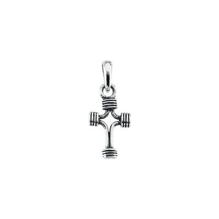 Sterling Silver Antiqued Cross Pendant