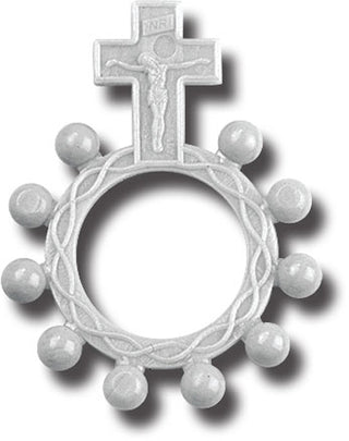 Luminous Plastic Rosary Ring