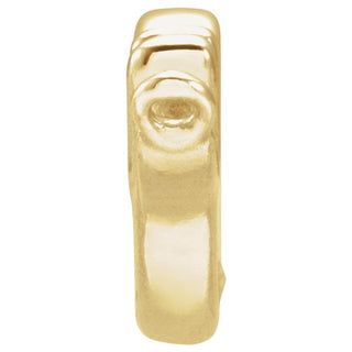 10K Yellow 23.1x7.37 mm Pray Necklace Center