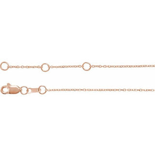 14K Rose Mama 6 1/2-7 1/2" Bracelet