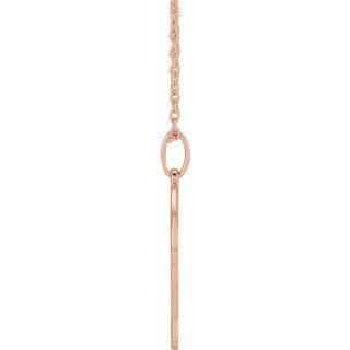 14K Rose Angel 16-18" Necklace